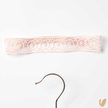 Abito in chiffon e fascia Battesimo