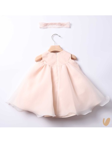 Chiffon dress and band