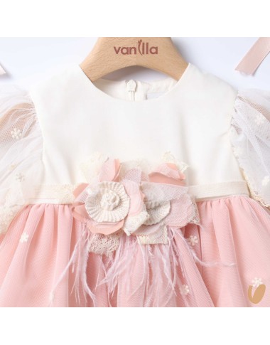 Dress in macramé and band