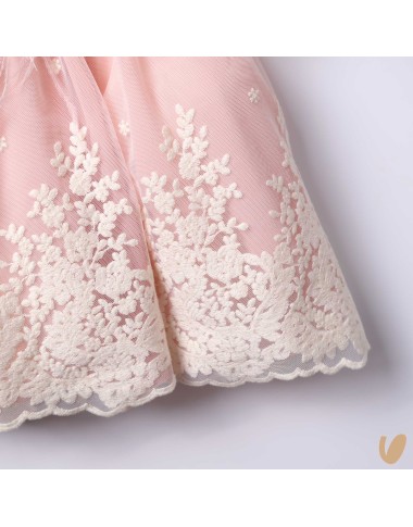 Abito in macramè e fascia Battesimo