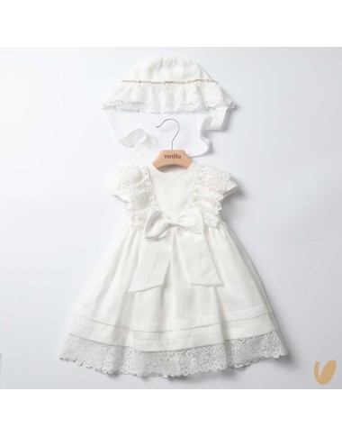 Linen dress with headphone