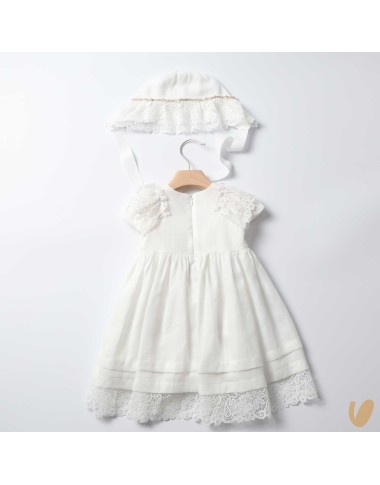 Linen dress with headphone