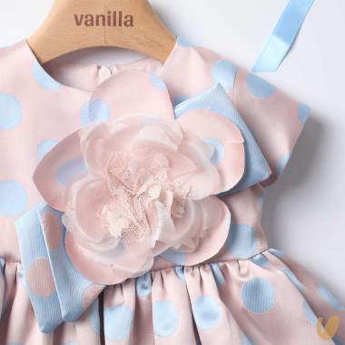 Abito a pois e fascia Abito e Tute