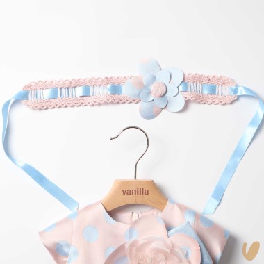 Abito a pois e fascia Abito e Tute