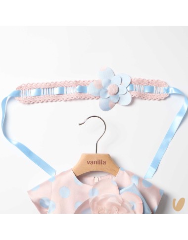 Abito a pois e fascia Abito e Tute