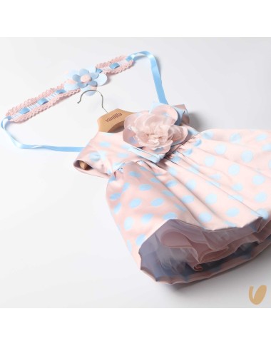 Polka dot dress and band