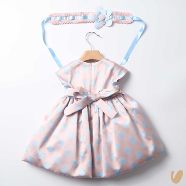 Abito a pois e fascia Abito e Tute