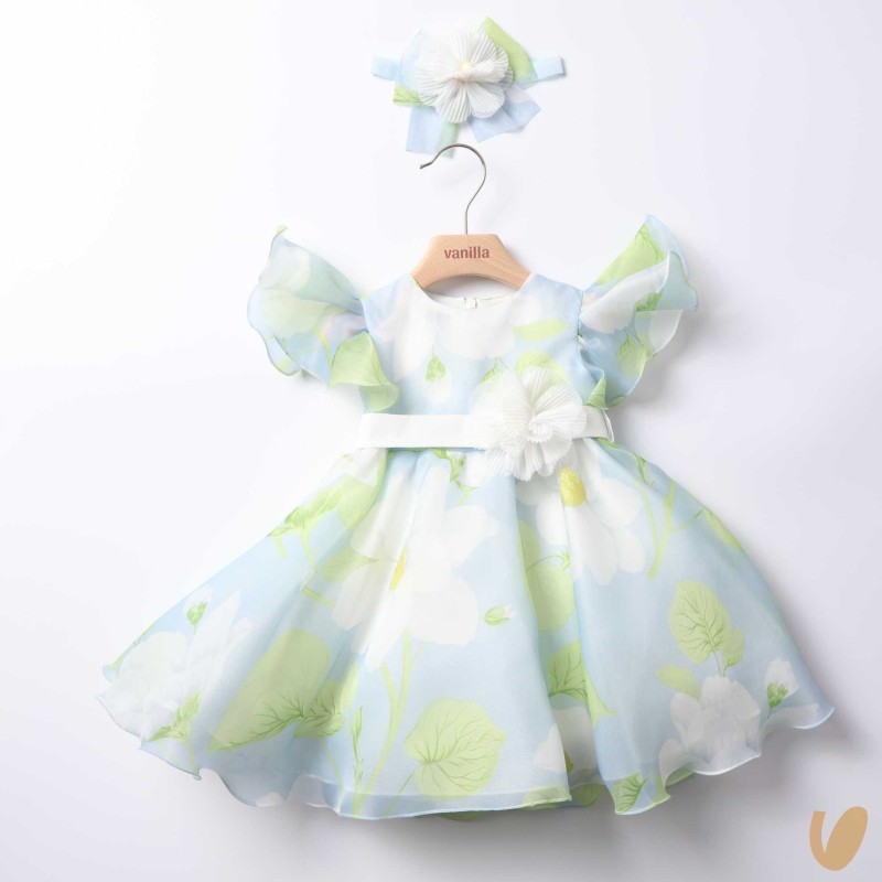 Abito in chiffon e fascia Abito e Tute