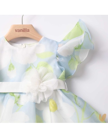 Chiffon dress and band