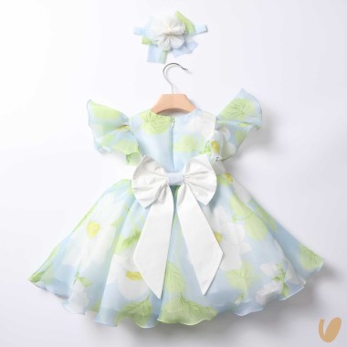 Abito in chiffon e fascia Abito e Tute