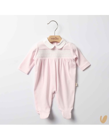 Tutina cotone punto smock Tutina