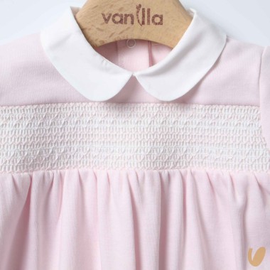 Tutina cotone punto smock Tutina