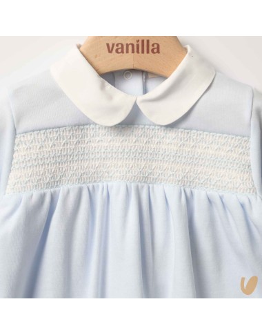 Tutina cotone punto smock Tutina