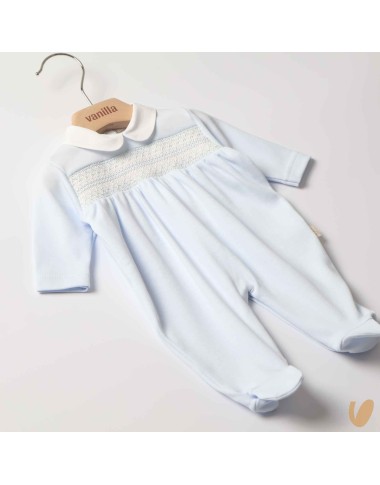 Tutina cotone punto smock Tutina