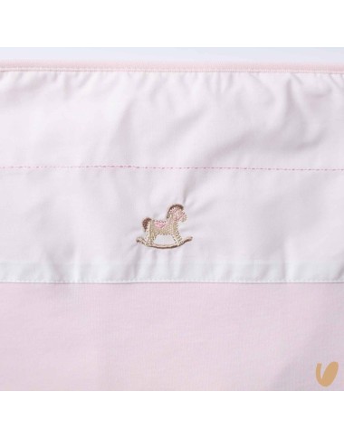 Rocking horse cotton blanket