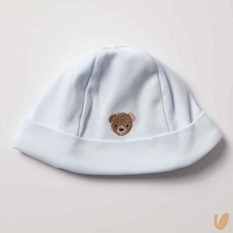 Cappellino cotone orsetto Cappello e Babbucce