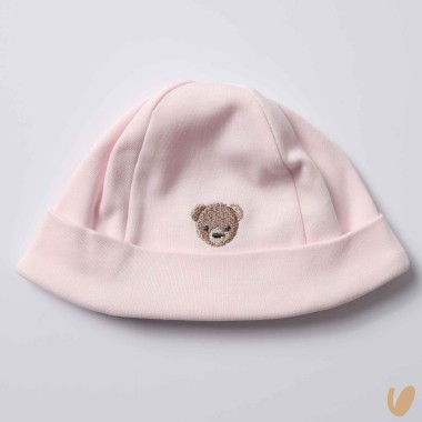 Cappellino cotone orsetto Cappello e Babbucce