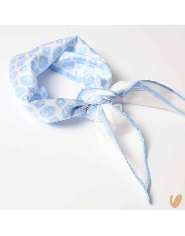 Hand-edged silk scarf