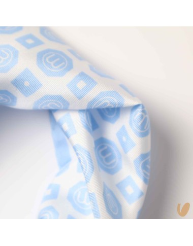 Foulard in seta orlato a mano Sciarpa e Scaldacollo