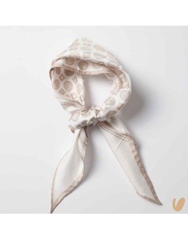 Hand-edged silk scarf