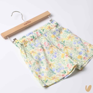 Short in liberty fabric Gonna e Shorts