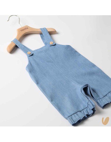 Salopette in chambray T-Shirt e Salopette