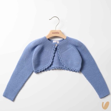 Giacchino corto smerlato Cardigan e Maglia