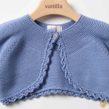 Giacchino corto smerlato Cardigan e Maglia