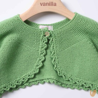 Giacchino corto smerlato Cardigan e Maglia