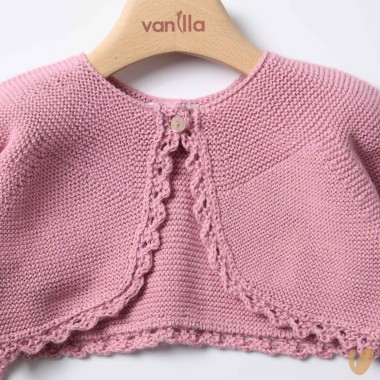 Giacchino corto smerlato Cardigan e Maglia