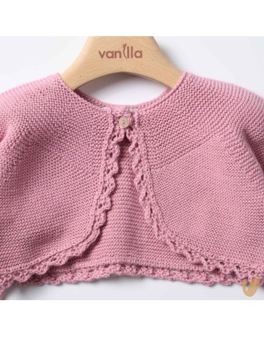 Giacchino corto smerlato Cardigan e Maglia