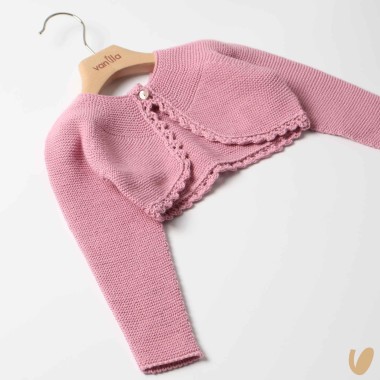 Giacchino corto smerlato Cardigan e Maglia