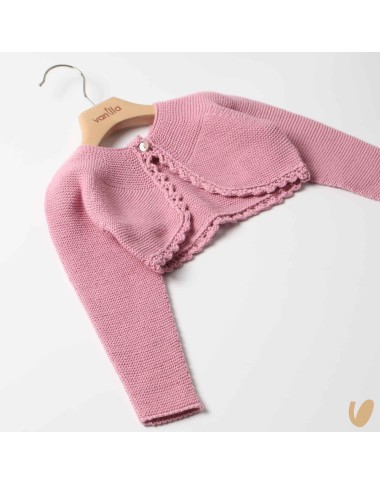 Giacchino corto smerlato Cardigan e Maglia