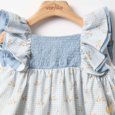 Abito vichy coniglietti Abito e Tuta