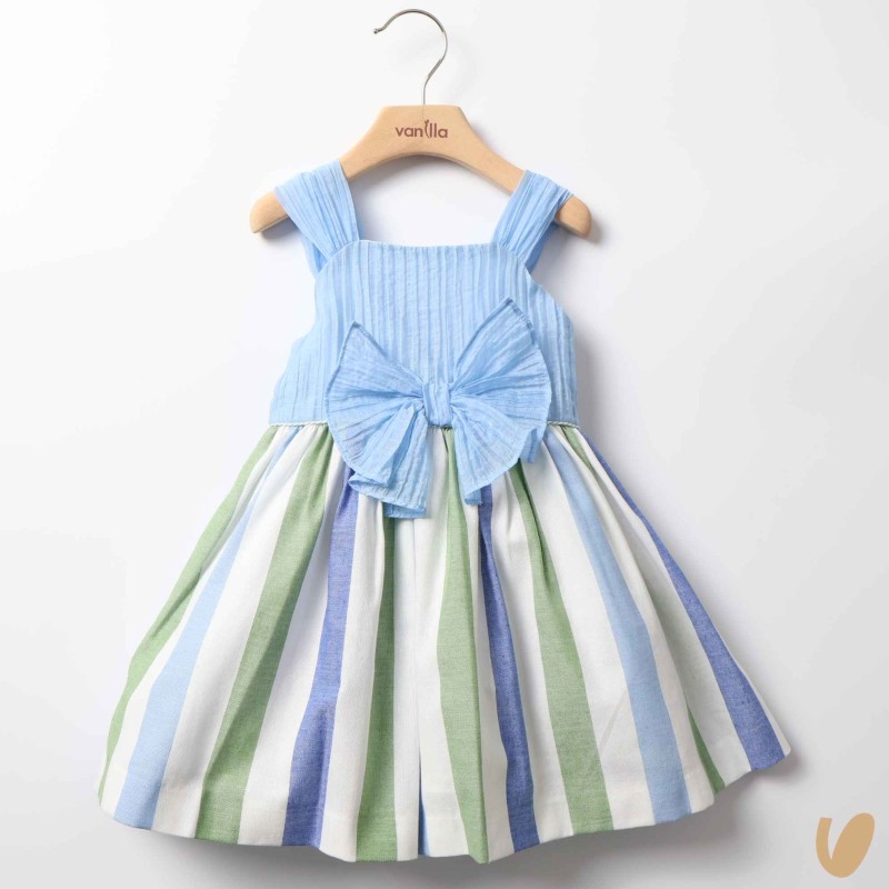 Abito righe con fiocco Abito e Tuta