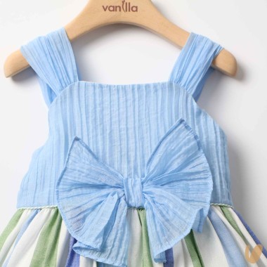 Abito righe con fiocco Abito e Tuta