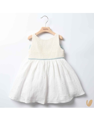Crochet and Vichy Sangallo Dress