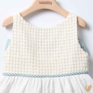 Abito sangallo crochet e vichy Abito e Tuta