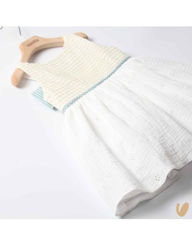 Crochet and Vichy Sangallo Dress