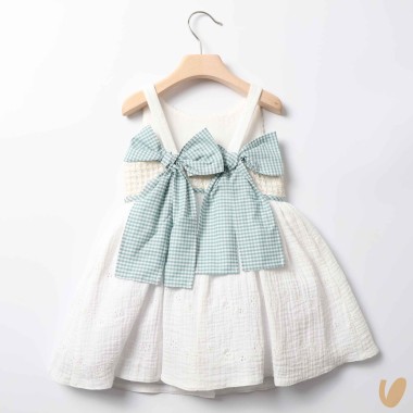 Abito sangallo crochet e vichy Abito e Tuta