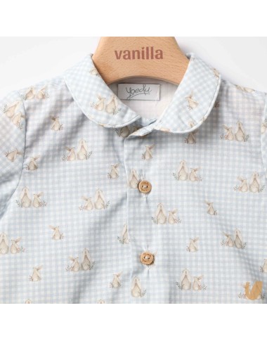 Camicia coniglietti e short Completo e Pagliaccetto