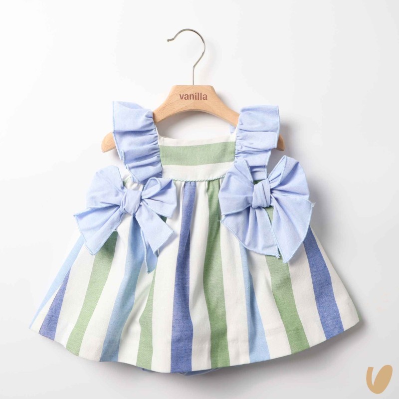 Mini abito fiocchi e culotte Abito e Tute