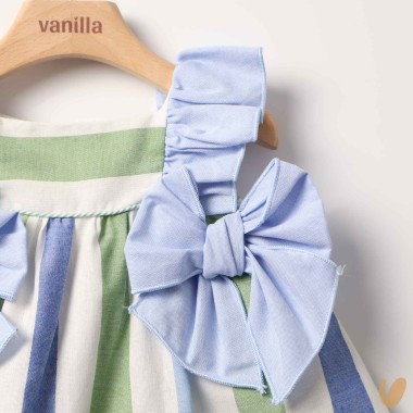 Mini abito fiocchi e culotte Abito e Tute