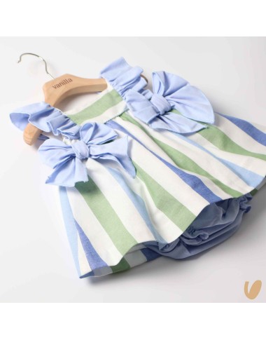 Mini abito fiocchi e culotte Abito e Tute