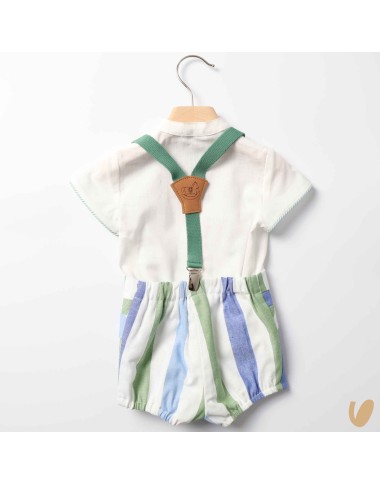 Camicia bretelle e short Completo e Pagliaccetto