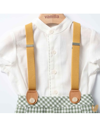 Camicia bretelle e short Completo e Pagliaccetto