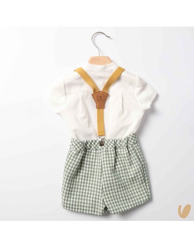 Camicia bretelle e short Completo e Pagliaccetto