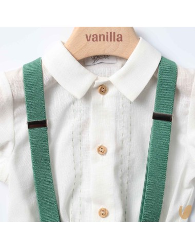 Camicia bretelle e short Completo e Pagliaccetto