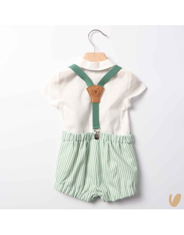 Camicia bretelle e short Completo e Pagliaccetto