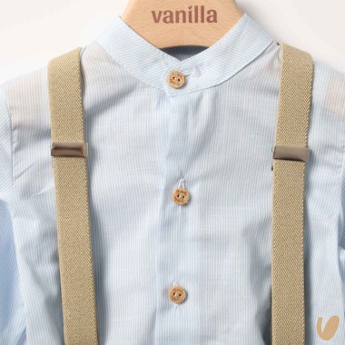 Camicia bretelle e short Completo e Pagliaccetto